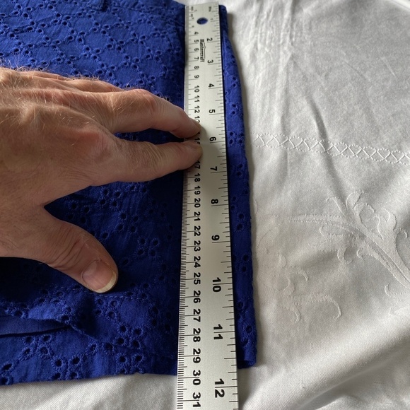 Smart Set Women's Purple 3" Shorts Lined Lace Hole Design Size‎ 6 - Picture 11 of 12